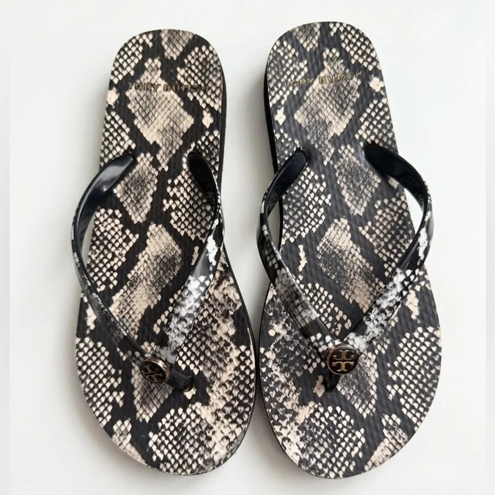 Tory Burch Roccia Thin Flip-Flops - Size 7